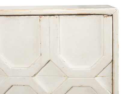 Sarreid - Becket Sideboard  Antique White - White - Transitional