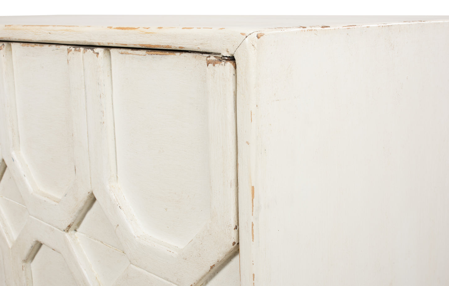 Sarreid - Becket Sideboard  Antique White - White - Transitional