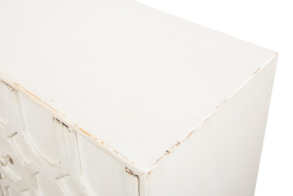 Sarreid - Becket Sideboard  Antique White - White - Transitional