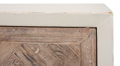 Sarreid - Hollis 4 Door Sideboard  Ant.White - White - Transitional