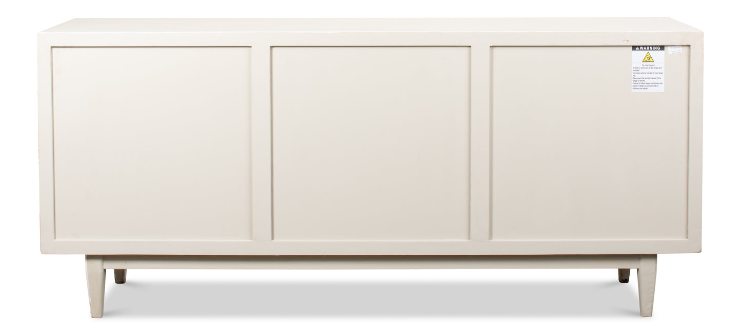 Sarreid - Reese Sideboard  Antique White - White - Transitional