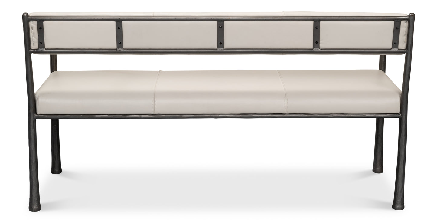 Sarreid - Eliana Bench - White - Modern