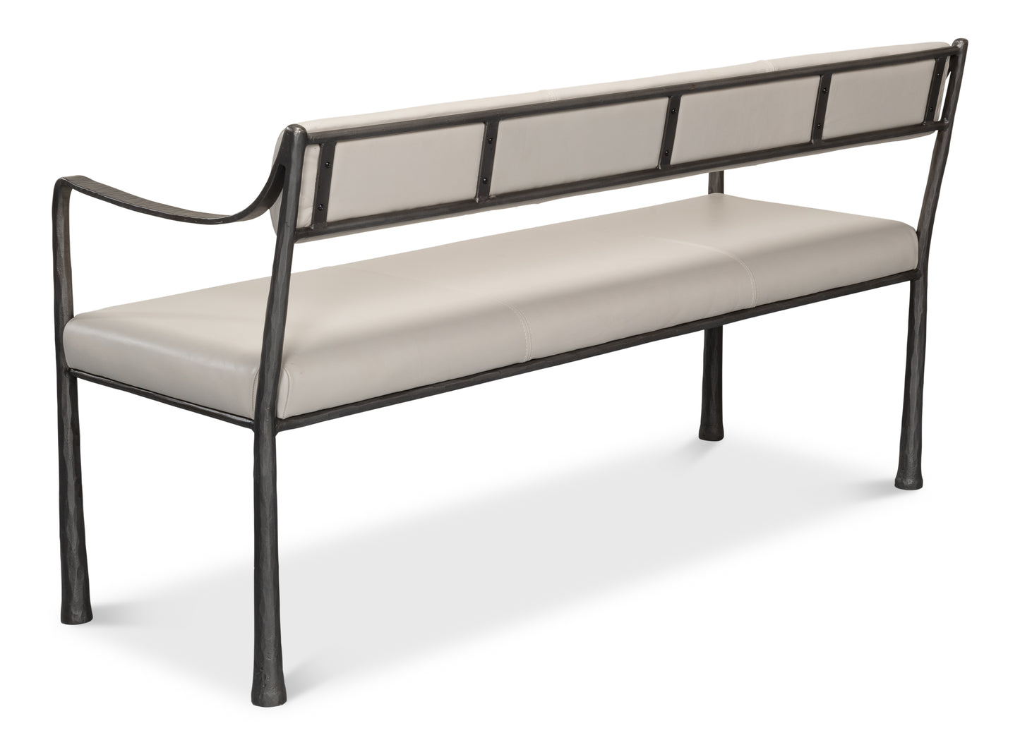 Sarreid - Eliana Bench - White - Modern