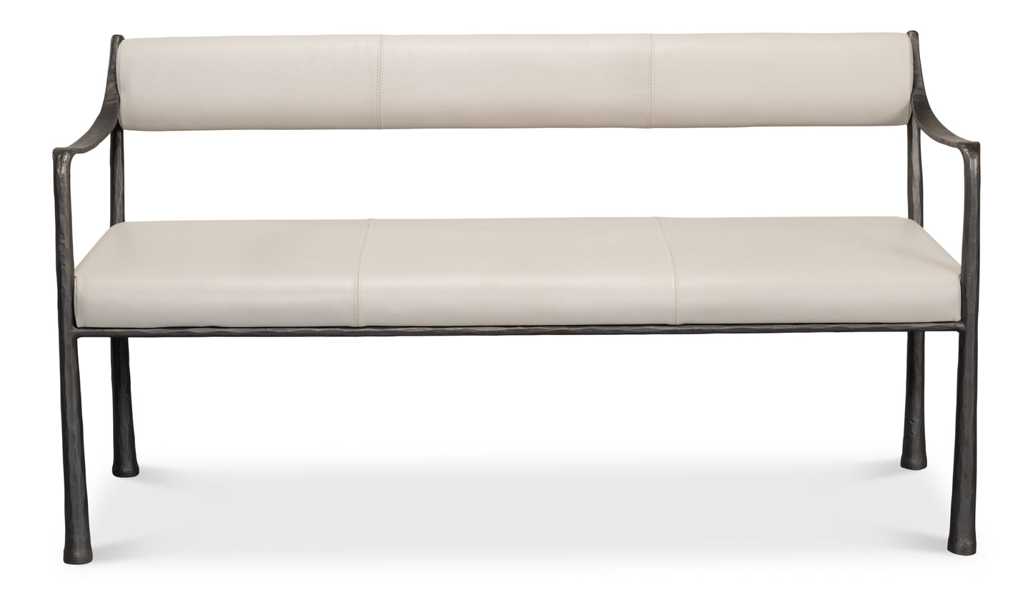 Sarreid - Eliana Bench - White - Modern