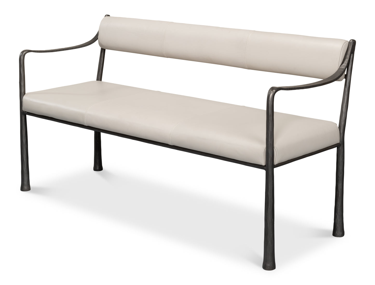Sarreid - Eliana Bench - White - Modern