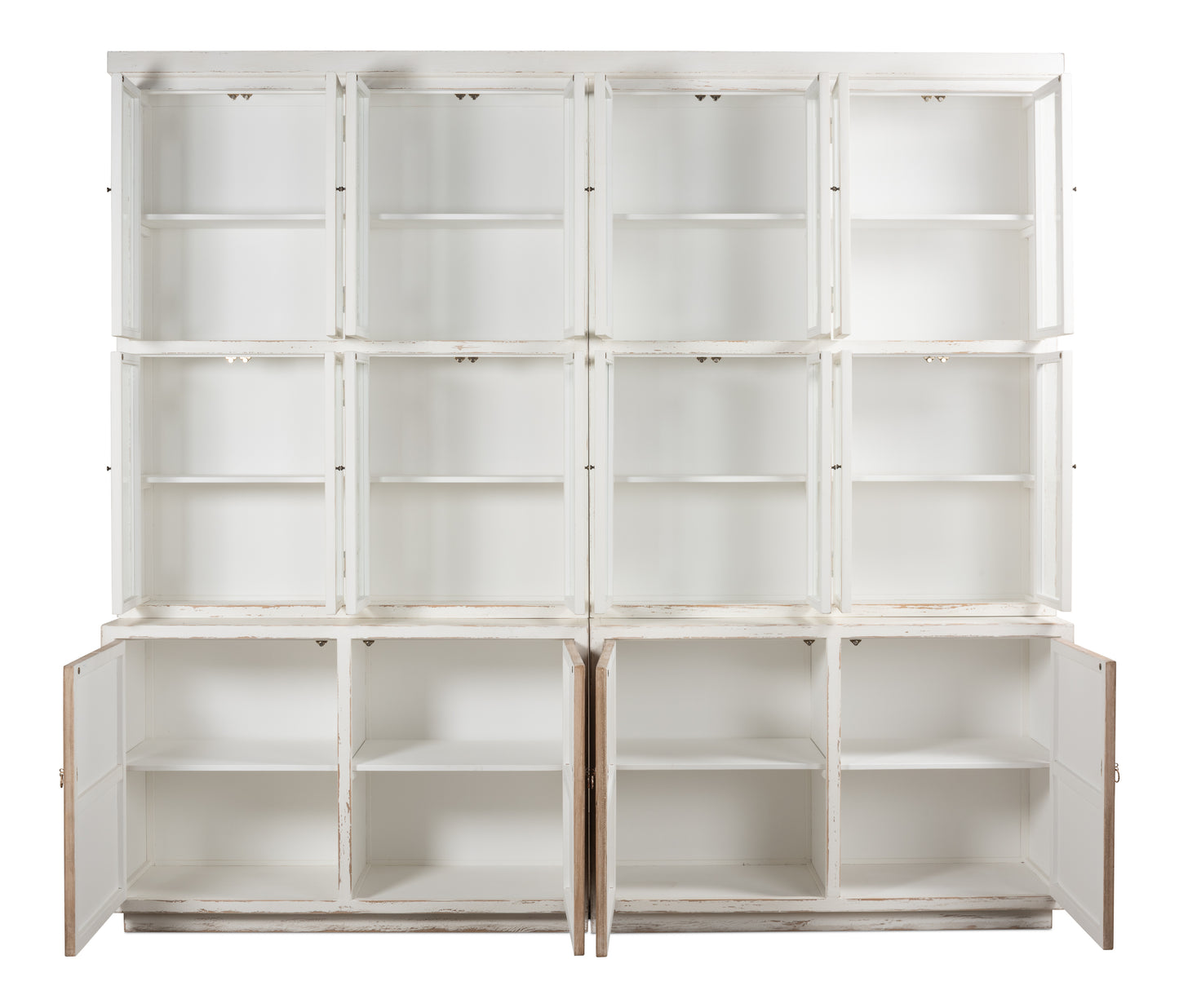 Sarreid - Connor Bookcase - White - Transitional