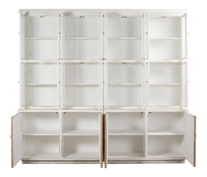 Sarreid - Connor Bookcase - White - Transitional