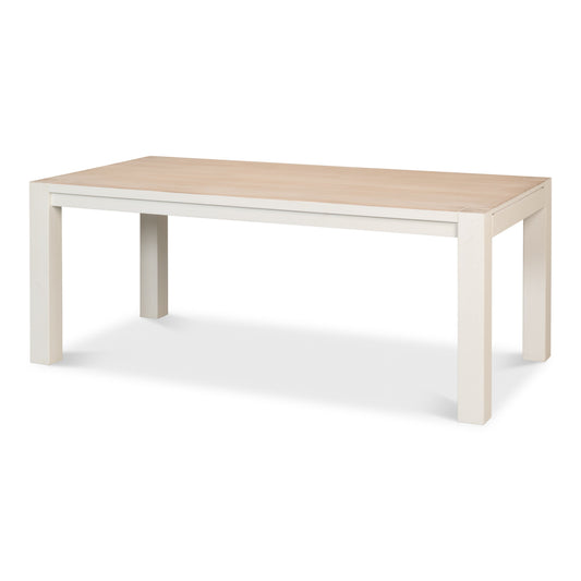 Sarreid - Duncan Dining Table - White - Transitional - extendable