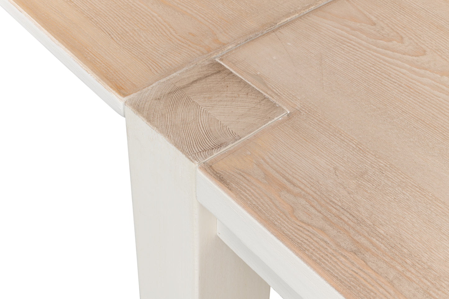 Sarreid - Duncan Dining Table - White - Transitional - extendable