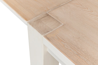 Sarreid - Duncan Dining Table - White - Transitional - extendable
