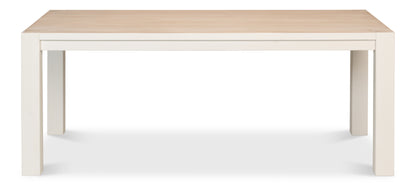 Sarreid - Duncan Dining Table - White - Transitional - extendable