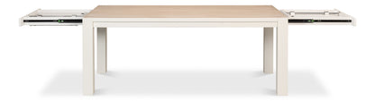 Sarreid - Duncan Dining Table - White - Transitional - extendable
