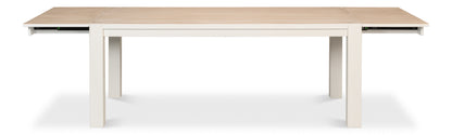 Sarreid - Duncan Dining Table - White - Transitional - extendable