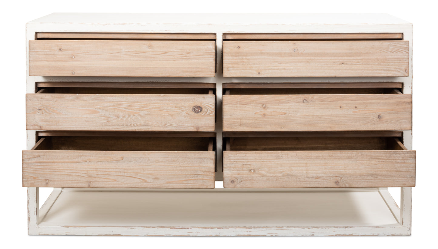 Sarreid - Connor Sideboard - White - Transitional