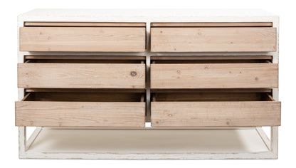 Sarreid - Connor Sideboard - White - Transitional