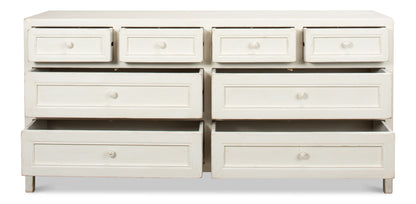 Sarreid - Ezra Sideboard  Antique White - White - Transitional