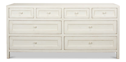 Sarreid - Ezra Sideboard  Antique White - White - Transitional