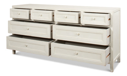 Sarreid - Ezra Sideboard  Antique White - White - Transitional