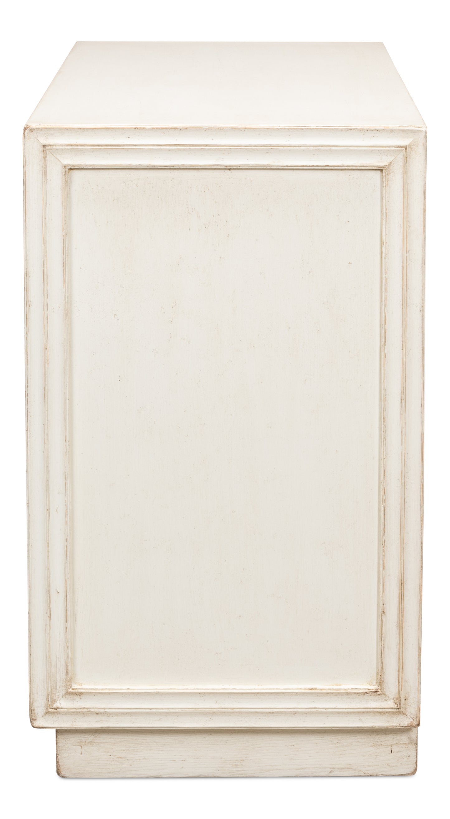 Sarreid - Argyle Sideboard  2 Doors  Antique White - White - Transitional