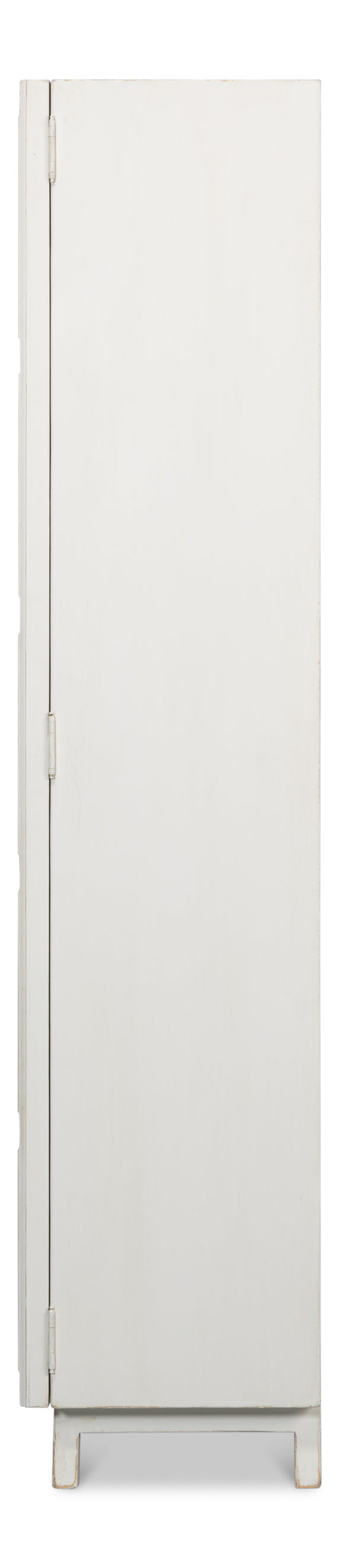 Sarreid - Lola Cupboard  Antique White - White - Transitional