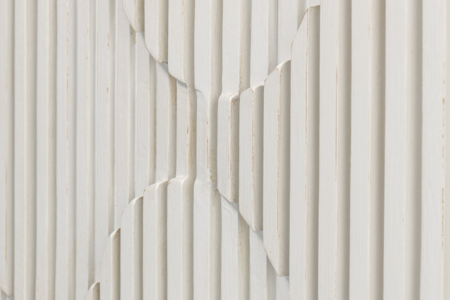 Sarreid - Lola Cupboard  Antique White - White - Transitional