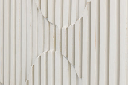 Sarreid - Lola Cupboard  Antique White - White - Transitional