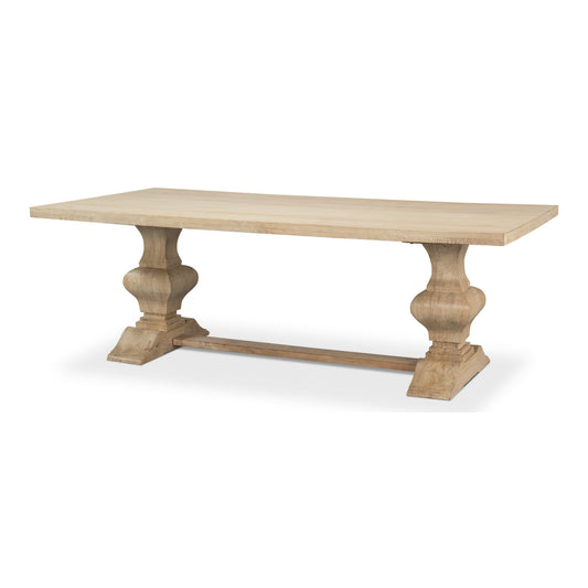 Sarreid - Wesley Dining Table - NATURAL - CoastalBeach