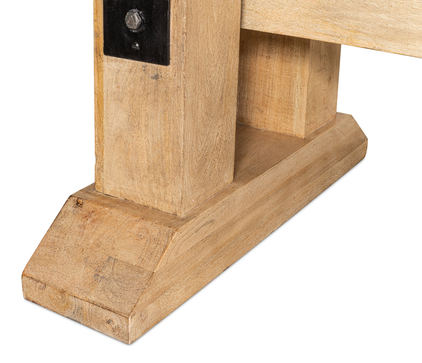 Sarreid - Stoltman Pedestal Dining Table - NATURAL - Farmhouse