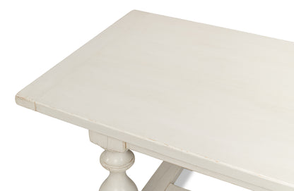 Sarreid - Owen Dining Table  Antique White - White - Transitional