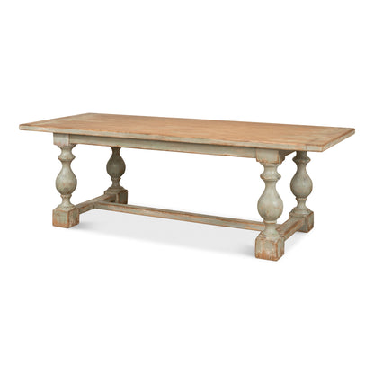 Sarreid - Owen Dining Table  Sage - Green - Transitional