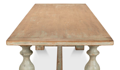 Sarreid - Owen Dining Table  Sage - Green - Transitional