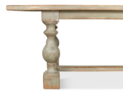 Sarreid - Owen Dining Table  Sage - Green - Transitional