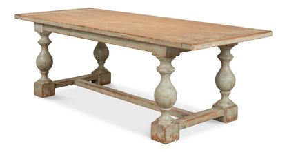 Sarreid - Owen Dining Table  Sage - Green - Transitional