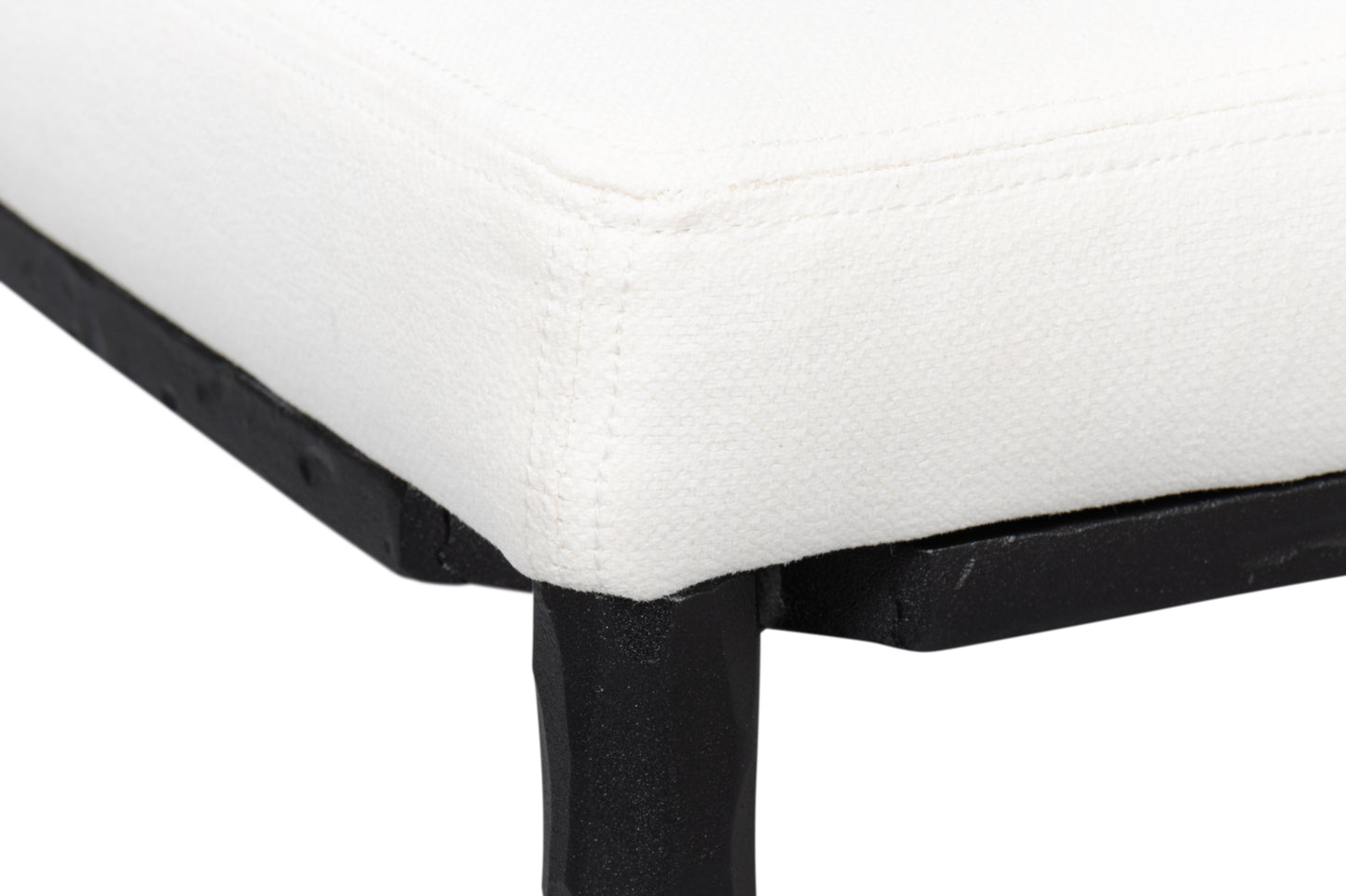 Sarreid - Kings Road Bench - White - Transitional
