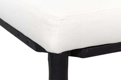 Sarreid - Kings Road Bench - White - Transitional