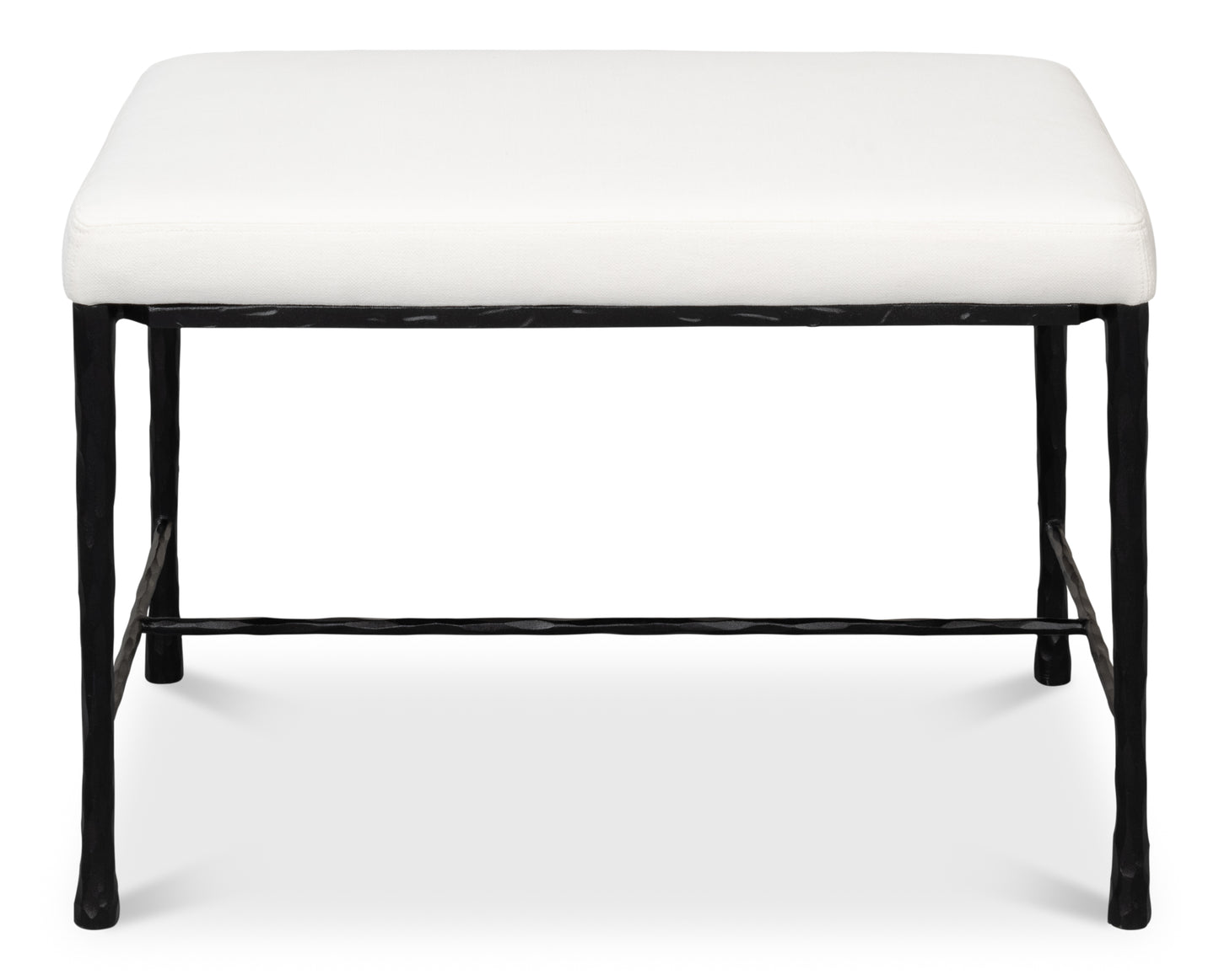 Sarreid - Kings Road Bench - White - Transitional