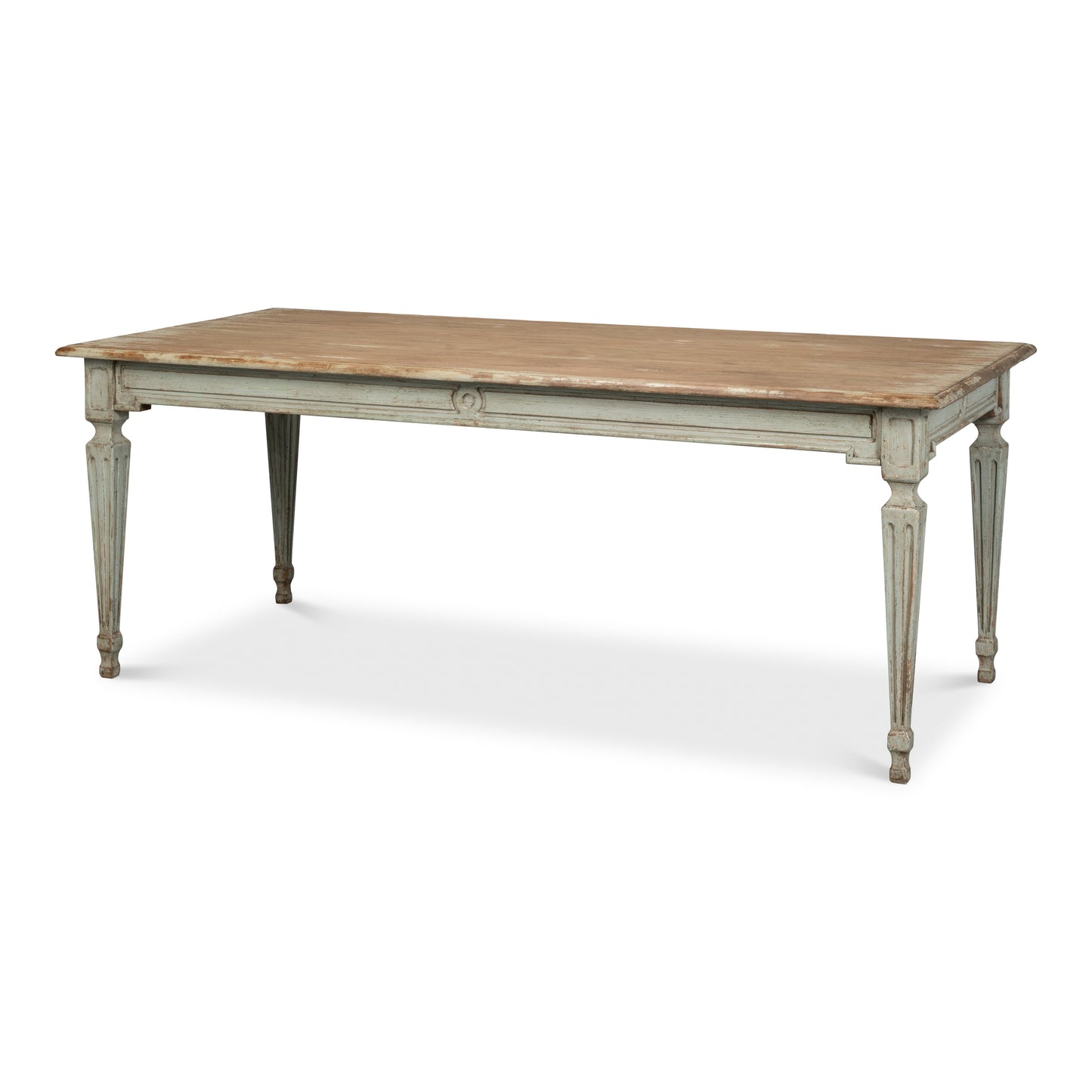 Sarreid - Elise Dining Table  Sage - Green - Transitional