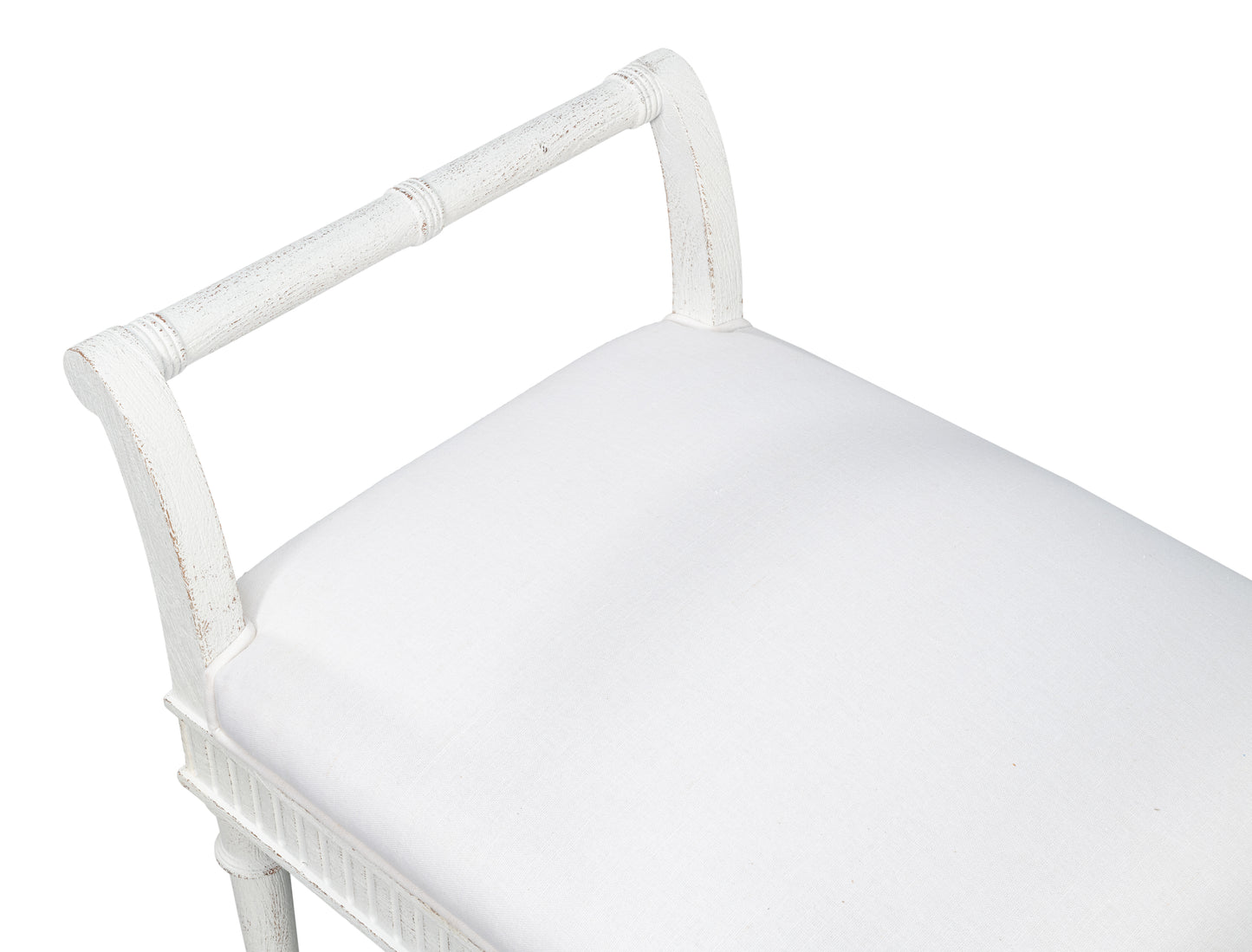 Sarreid - Gale Bungalow Bench - White - Transitional
