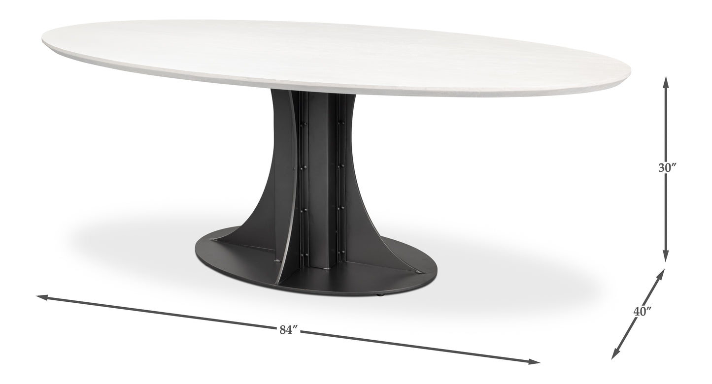 Sarreid - Aminah Dining Table - White - Transitional