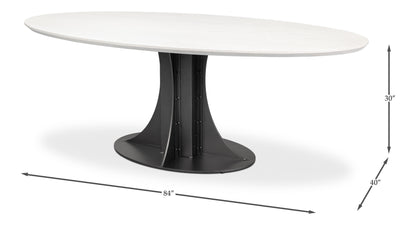 Sarreid - Aminah Dining Table - White - Transitional