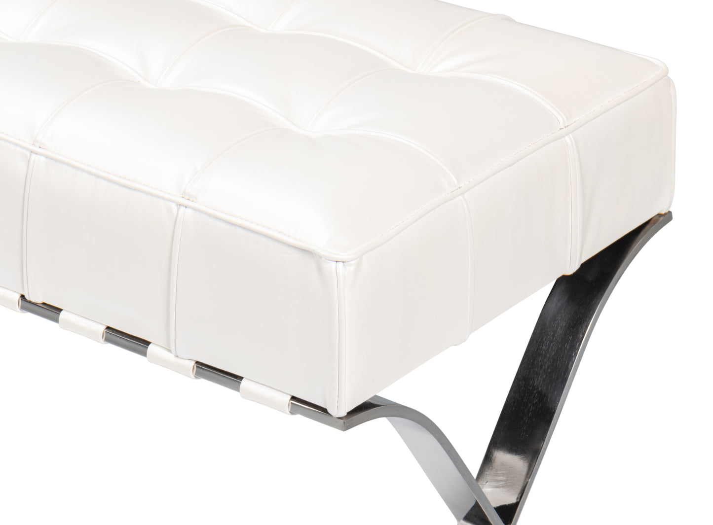 Sarreid - Catalunya Long Bench - White - Contemporary