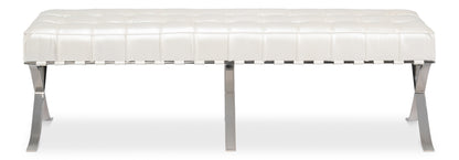 Sarreid - Catalunya Long Bench - White - Contemporary