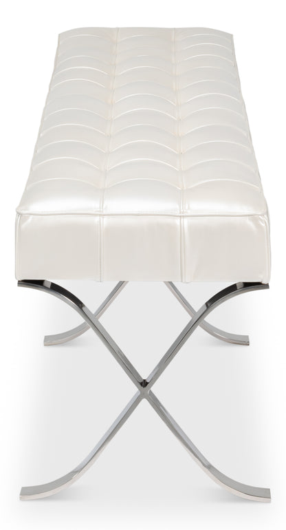 Sarreid - Catalunya Long Bench - White - Contemporary