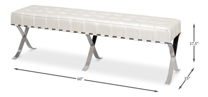Sarreid - Catalunya Long Bench - White - Contemporary