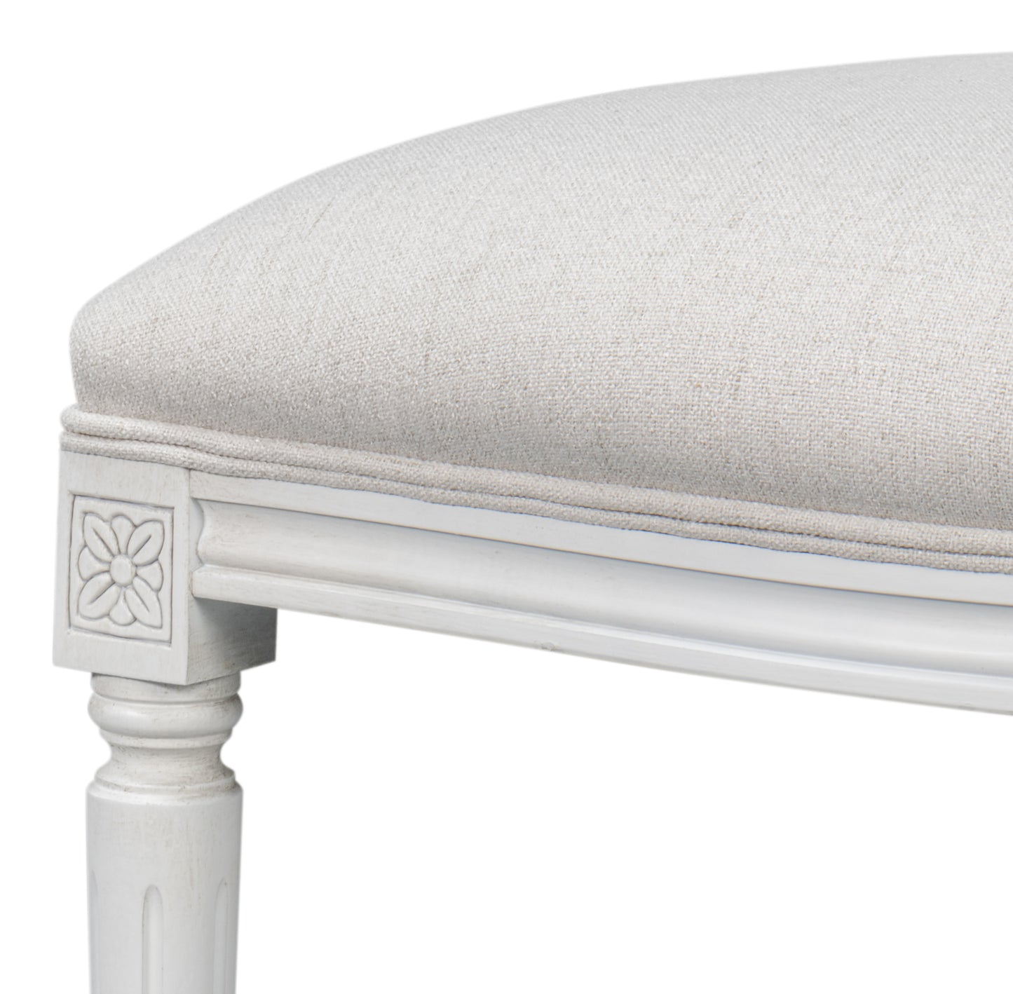 Sarreid - Oval Side Chair - White - Traditional - set of 2