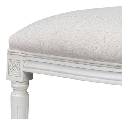 Sarreid - Oval Side Chair - White - Traditional - set of 2