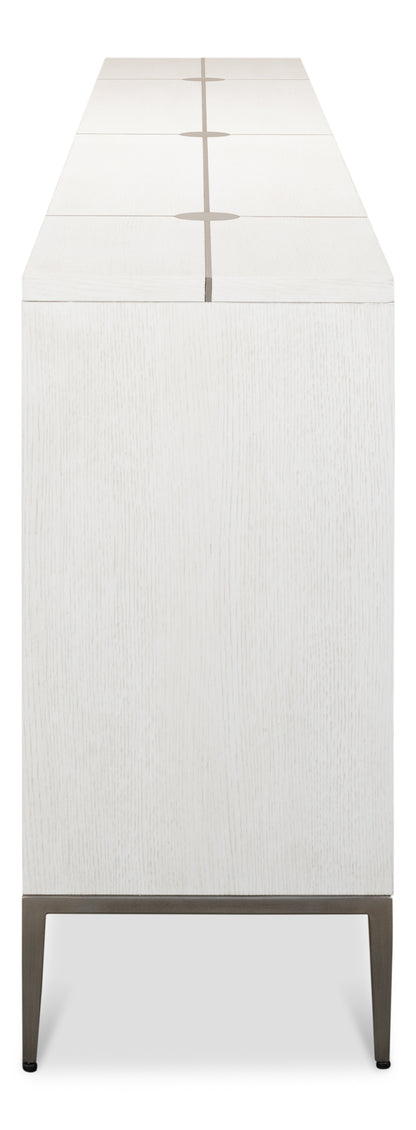 Sarreid - Barton Cabinet  Working White - White - Transitional
