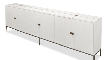 Sarreid - Barton Cabinet  Working White - White - Transitional