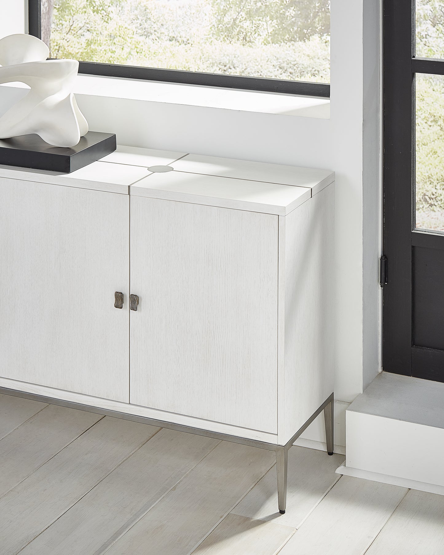 Sarreid - Barton Cabinet  Working White - White - Transitional