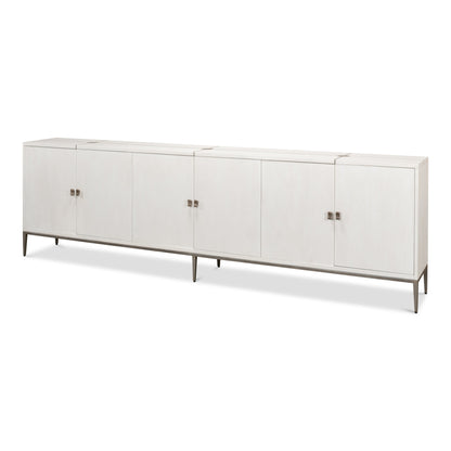 Sarreid - Barton Cabinet  Working White - White - Transitional